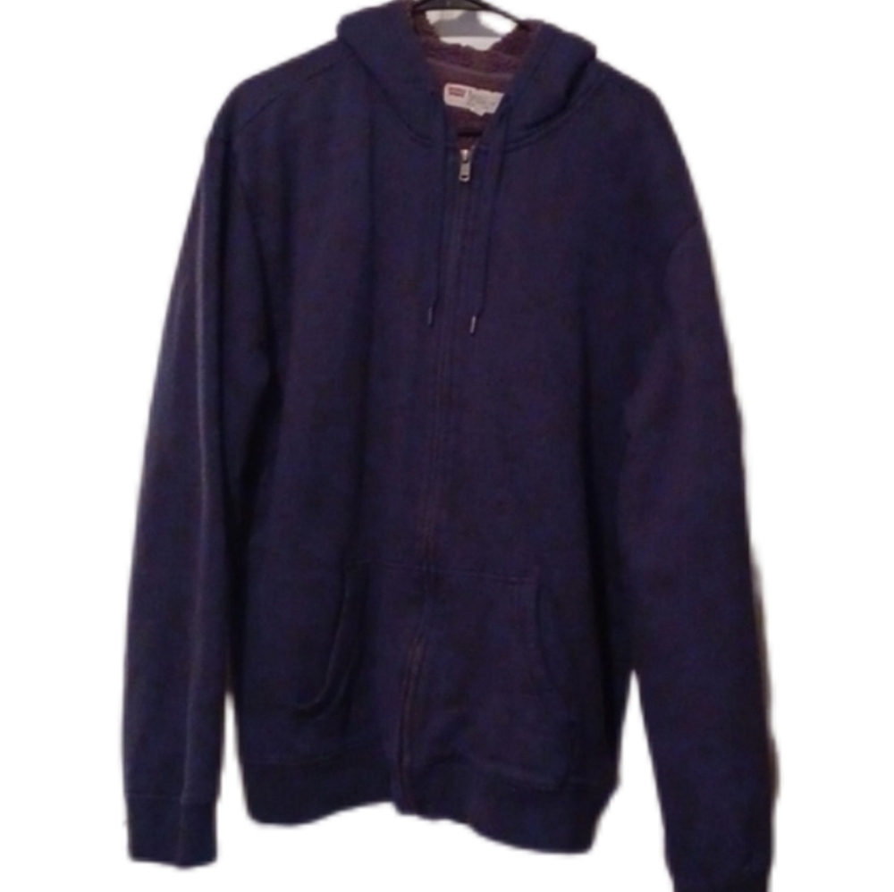 -- Levi's Dark Gray  Jacket with Zipper Men's Size XLarge Casual